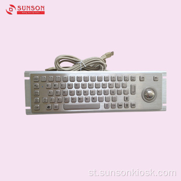 Anti-riot Metal Keyboard le Touch Pad